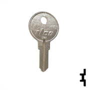 Uncut Key Blank | Illinois | O1007RG 1041S Office Furniture-Mailbox Key Ilco