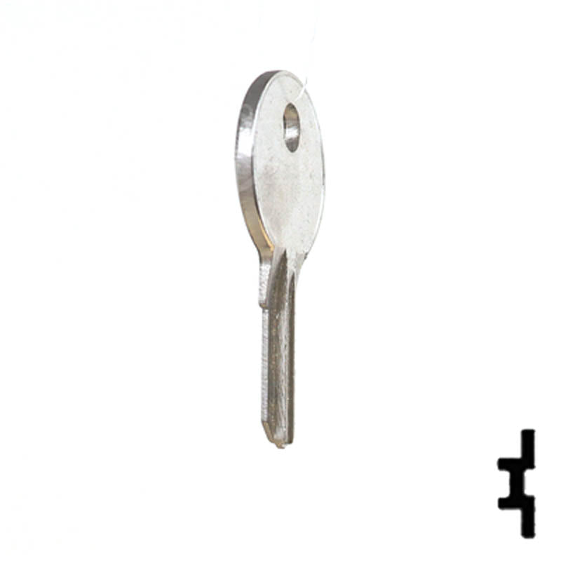 Uncut Key Blank | Illinois | O1007RG 1041S Office Furniture-Mailbox Key Ilco