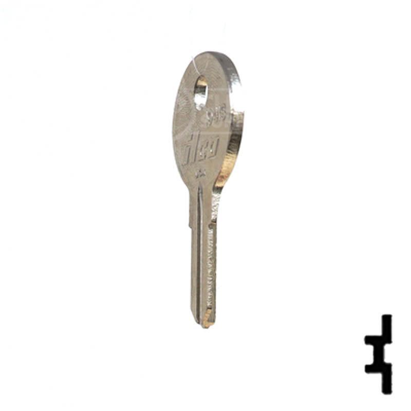 Uncut Key Blank | Illinois | O1007RG 1041S Office Furniture-Mailbox Key Ilco