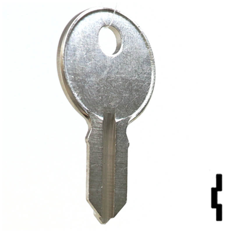 Uncut Key Blank | Illinois | S1041H Office Furniture-Mailbox Key Ilco