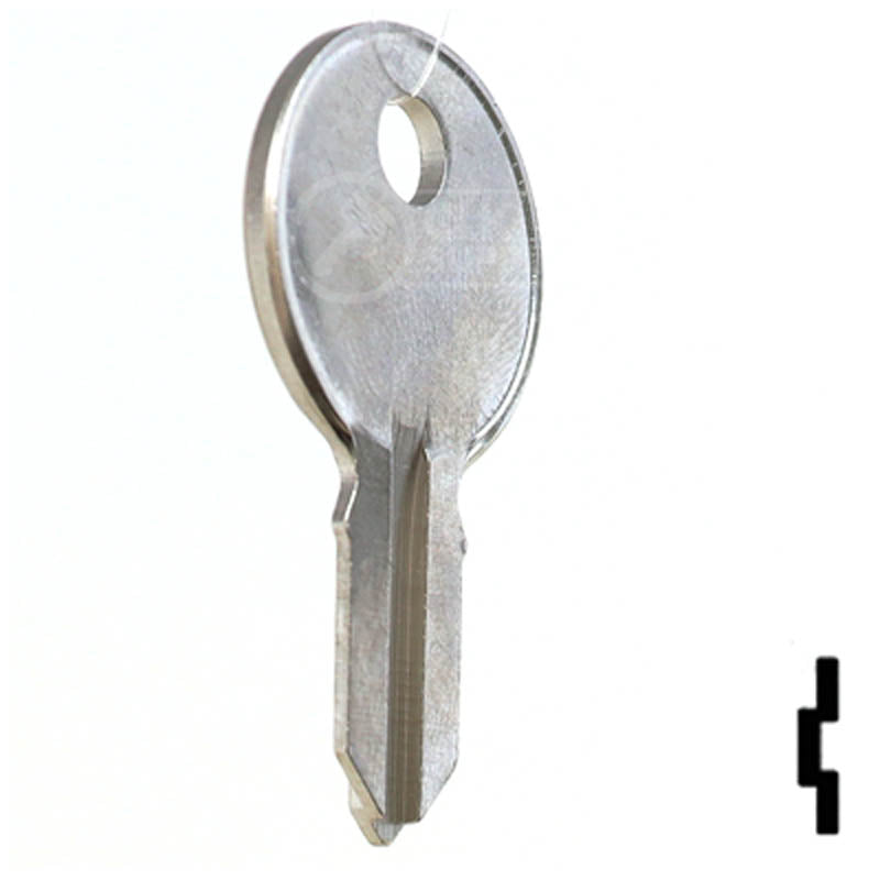 Uncut Key Blank | Illinois | S1041H Office Furniture-Mailbox Key Ilco