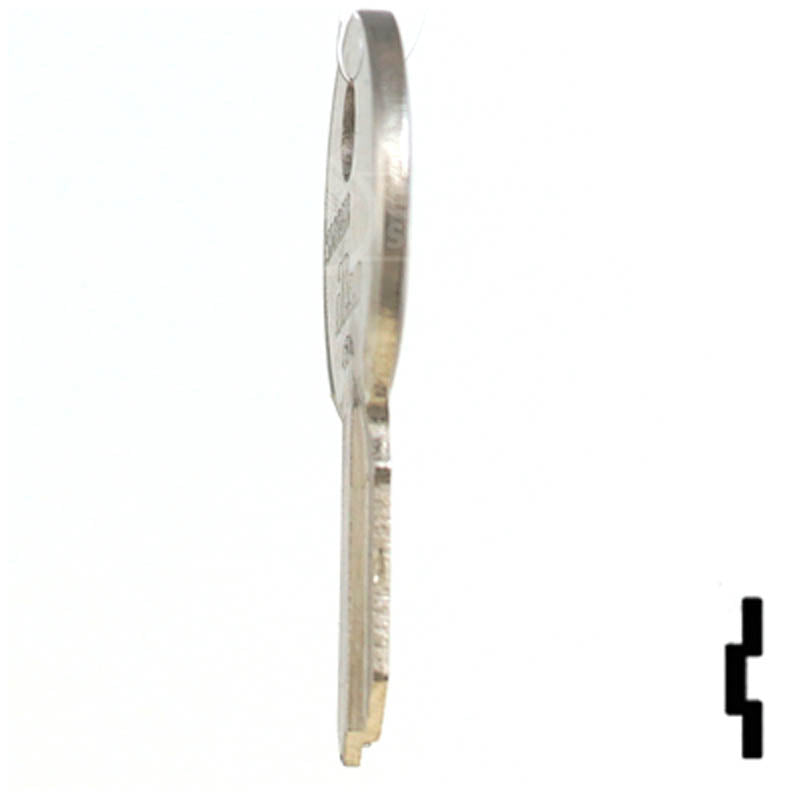 Uncut Key Blank | Illinois | S1041H Office Furniture-Mailbox Key Ilco