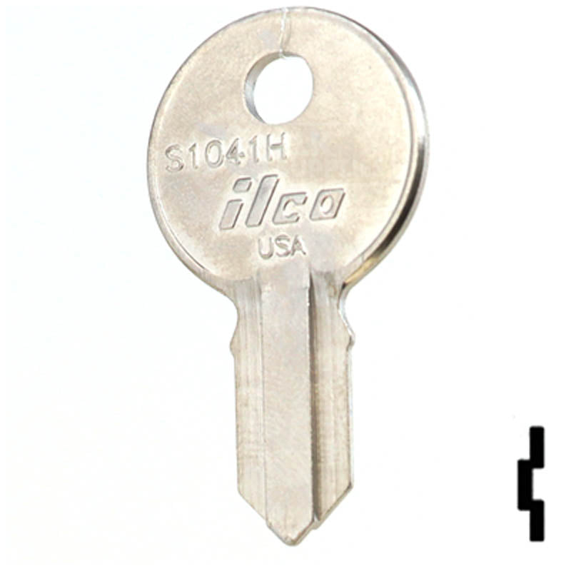 Uncut Key Blank | Illinois | S1041H Office Furniture-Mailbox Key Ilco
