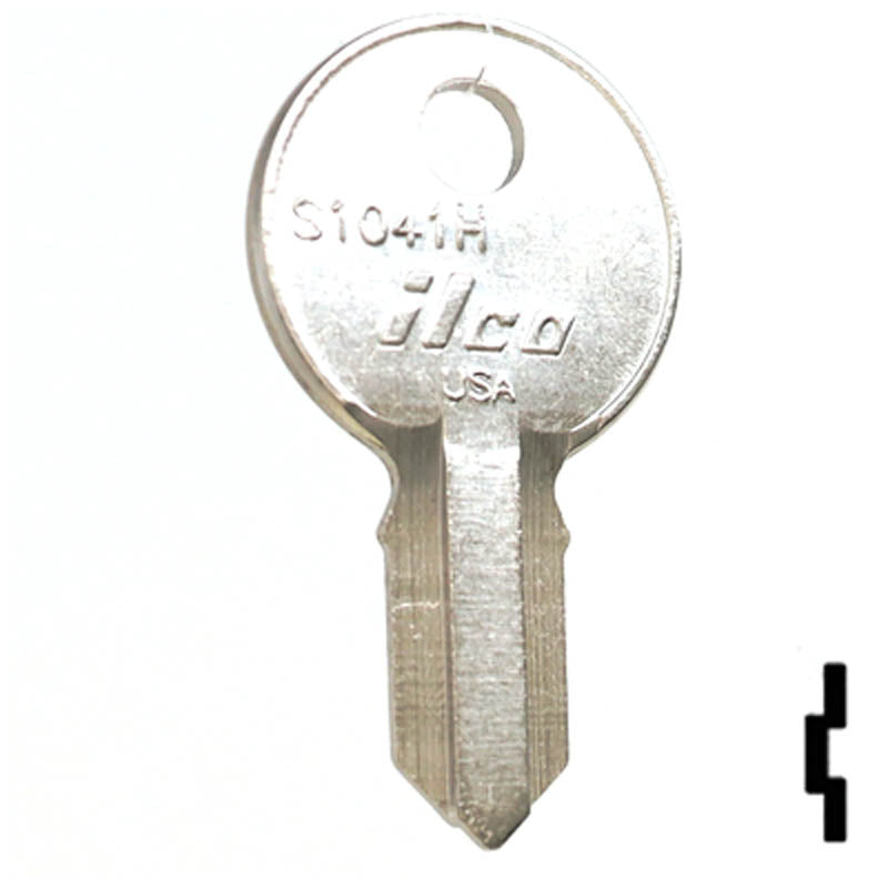 Uncut Key Blank | Illinois | S1041H Office Furniture-Mailbox Key Ilco
