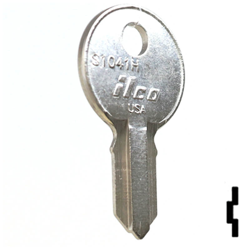 Uncut Key Blank | Illinois | S1041H Office Furniture-Mailbox Key Ilco