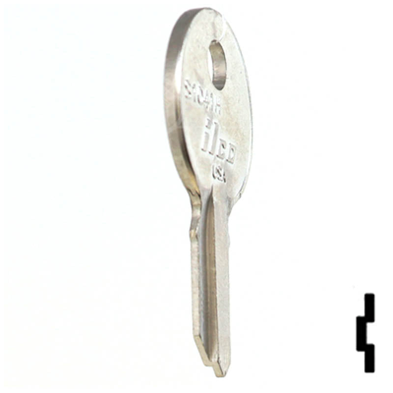 Uncut Key Blank | Illinois | S1041H Office Furniture-Mailbox Key Ilco
