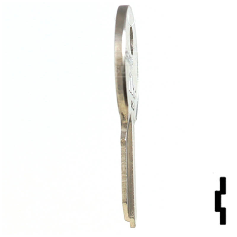 Uncut Key Blank | Illinois | S1041H Office Furniture-Mailbox Key Ilco