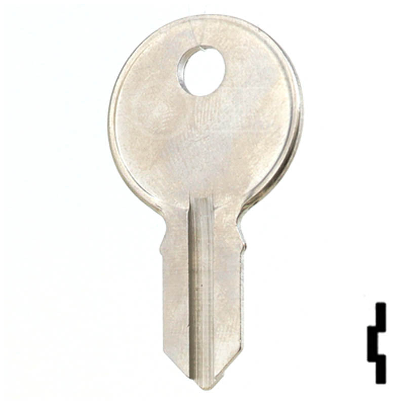 Uncut Key Blank | Illinois | S1041H Office Furniture-Mailbox Key Ilco
