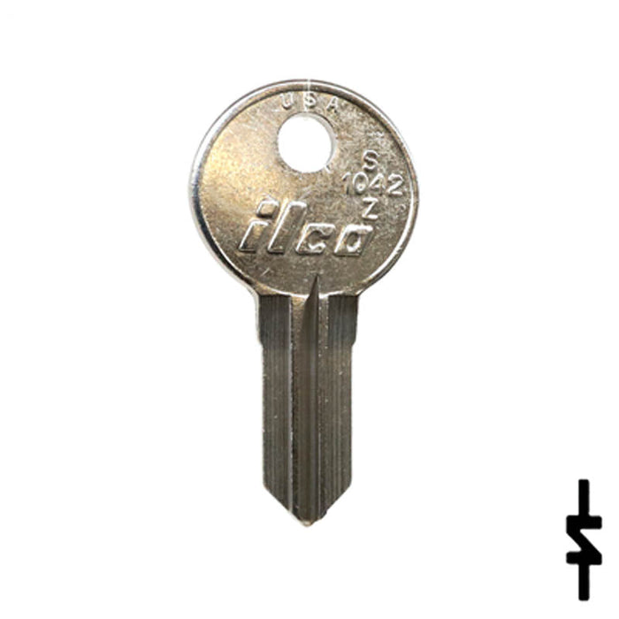 Uncut Key Blank | Illinois | S1042Z Office Furniture-Mailbox Key Ilco