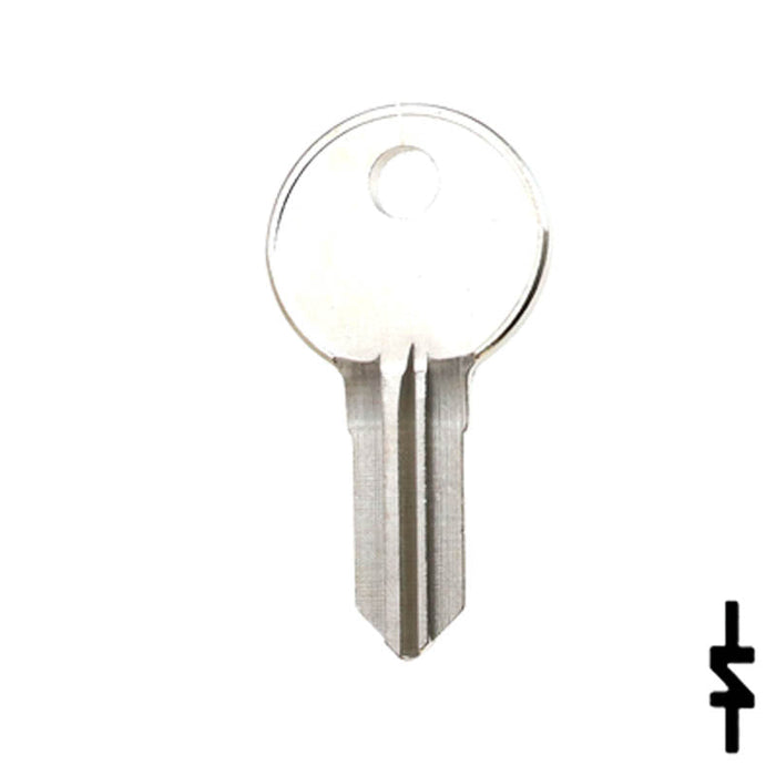 Uncut Key Blank | Illinois | S1042Z Office Furniture-Mailbox Key Ilco