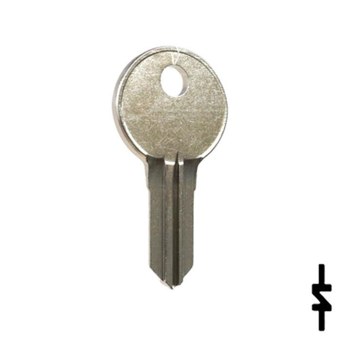 Uncut Key Blank | Illinois | S1042Z Office Furniture-Mailbox Key Ilco