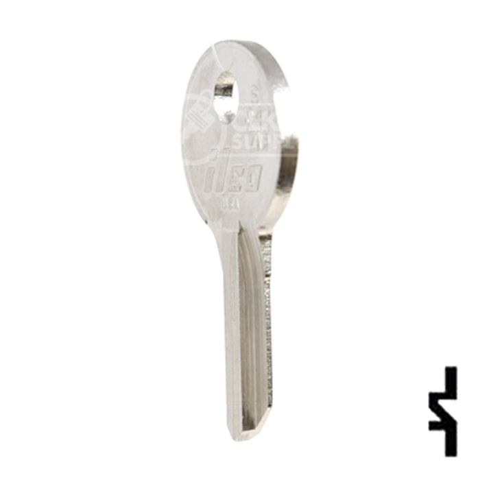 Uncut Key Blank | Illinois | S1042ZM Office Furniture-Mailbox Key Ilco