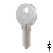 Uncut Key Blank | Illinois | S1042ZP Office Furniture-Mailbox Key Ilco