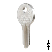 Uncut Key Blank | Illinois | S1042ZP Office Furniture-Mailbox Key Ilco