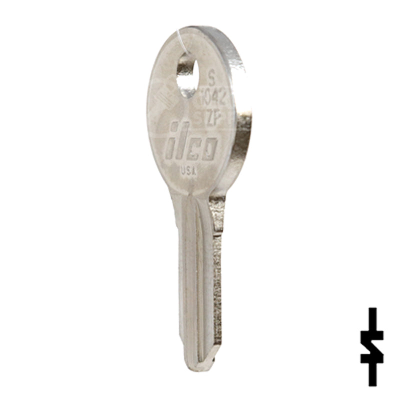 Uncut Key Blank | Illinois | S1042ZP Office Furniture-Mailbox Key Ilco