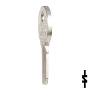 Uncut Key Blank | Illinois | S1042ZP Office Furniture-Mailbox Key Ilco