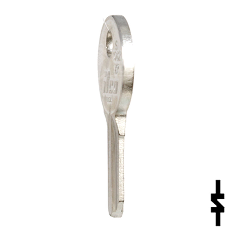 Uncut Key Blank | Illinois | S1042ZP Office Furniture-Mailbox Key Ilco