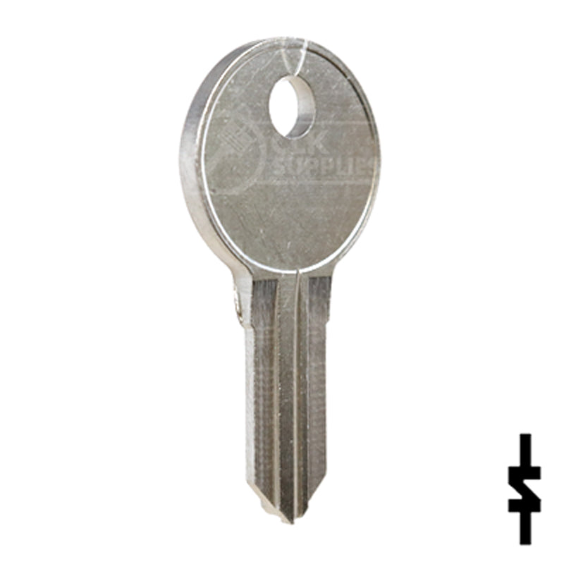 Uncut Key Blank | Illinois | S1042ZP Office Furniture-Mailbox Key Ilco