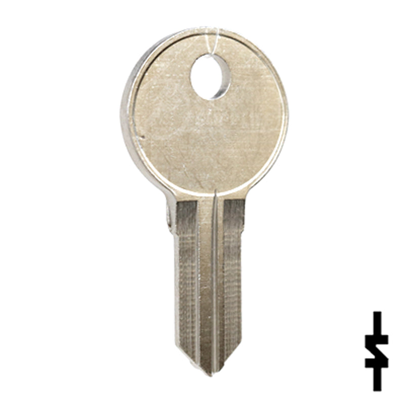 Uncut Key Blank | Illinois | S1042ZP Office Furniture-Mailbox Key Ilco