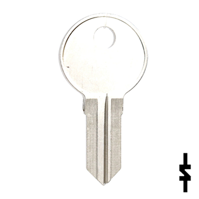Uncut Key Blank | Illinois | S1042ZP Office Furniture-Mailbox Key Ilco