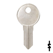 Uncut Key Blank | Illinois | S1042ZP Office Furniture-Mailbox Key Ilco