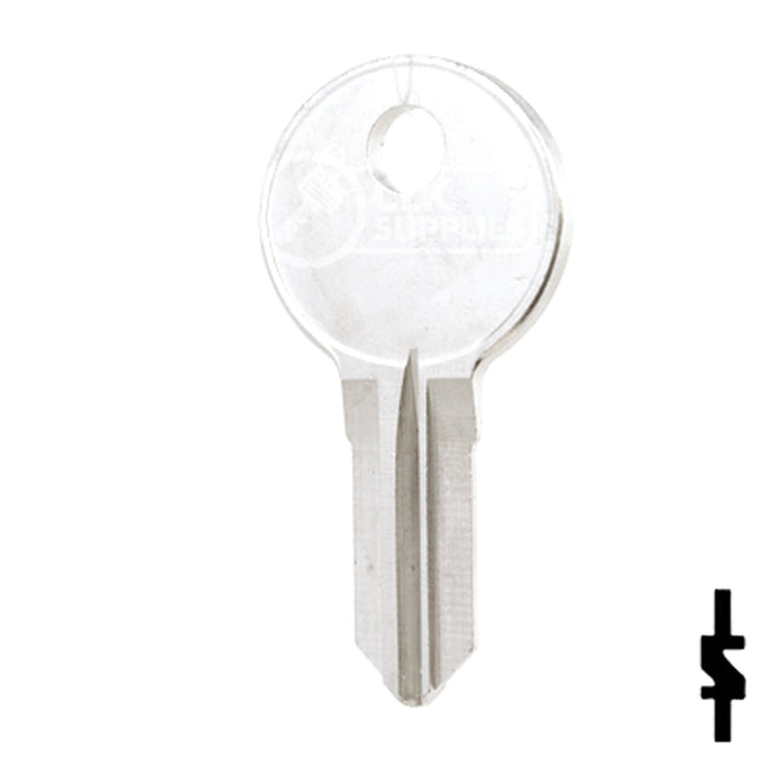 Uncut Key Blank | Illinois | S1042ZS Office Furniture-Mailbox Key Ilco