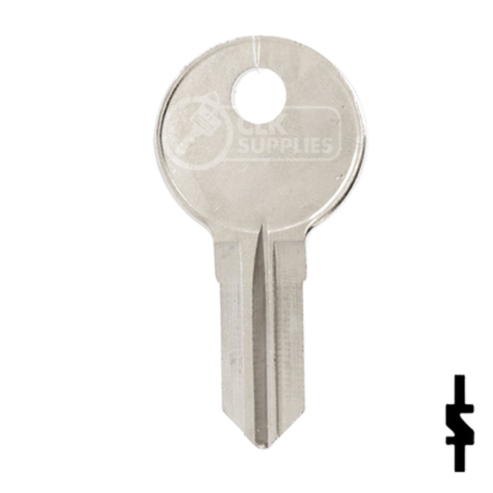 Uncut Key Blank | Illinois | S1042ZS Office Furniture-Mailbox Key Ilco