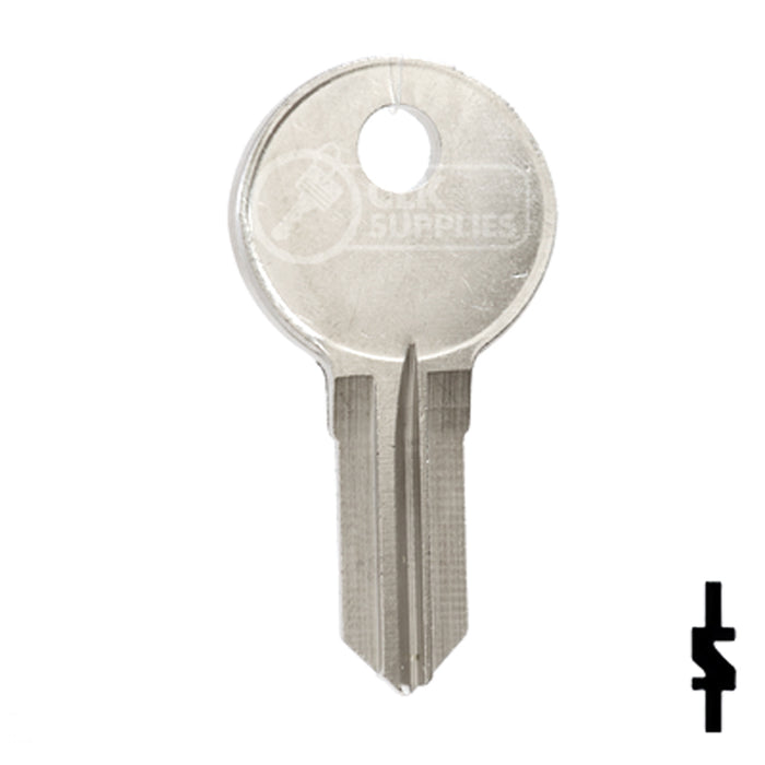 Uncut Key Blank | Illinois | S1042ZS Office Furniture-Mailbox Key Ilco