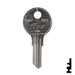 Uncut Key Blank | Kimball | 1654, KB2 Office Furniture-Mailbox Key Ilco