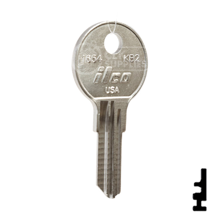 Uncut Key Blank | Kimball | 1654, KB2 Office Furniture-Mailbox Key Ilco