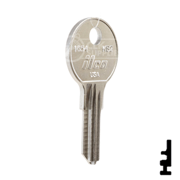 Uncut Key Blank | Kimball | 1654, KB2 Office Furniture-Mailbox Key Ilco