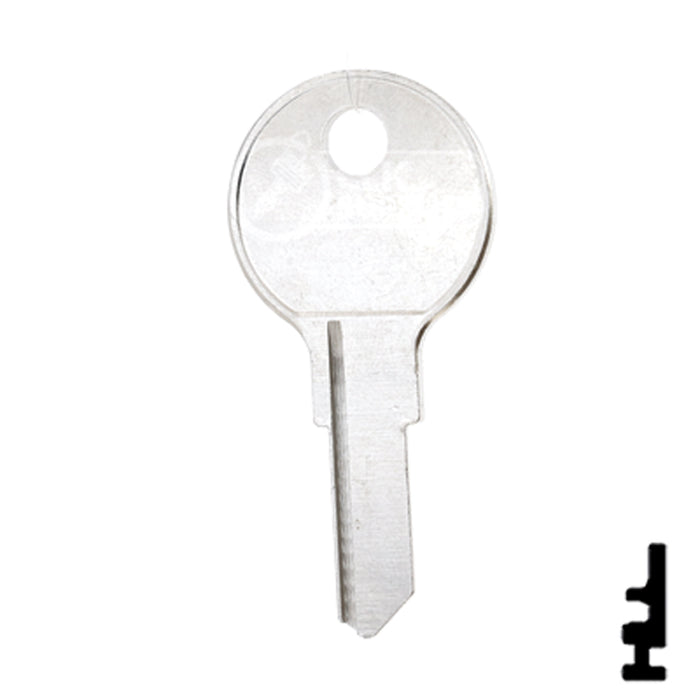 Uncut Key Blank | Kimball | 1654, KB2 Office Furniture-Mailbox Key Ilco