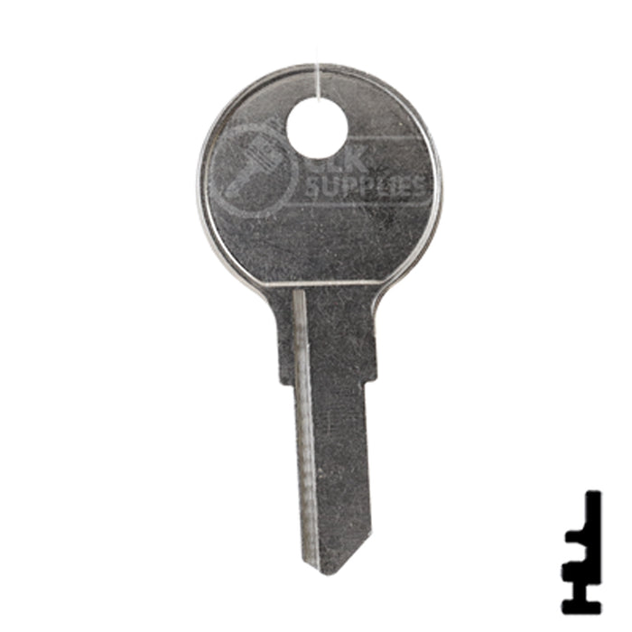 Uncut Key Blank | Kimball | 1654, KB2 Office Furniture-Mailbox Key Ilco