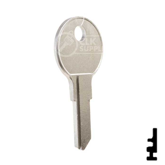 Uncut Key Blank | Kimball | 1654, KB2 Office Furniture-Mailbox Key Ilco