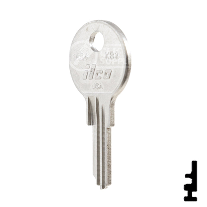 Uncut Key Blank | Kimball | 1654, KB2 Office Furniture-Mailbox Key Ilco