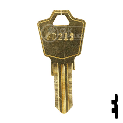 Uncut Key Blank | Knoll, Krueger International | BD213