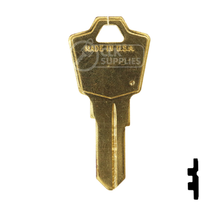 Uncut Key Blank | Knoll, Krueger International | BD213 Office Furniture-Mailbox Key Framon Manufacturing Company, Inc