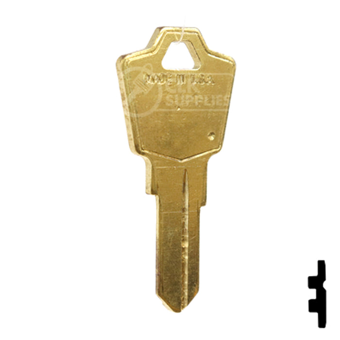 Uncut Key Blank | Knoll, Krueger International | BD213 Office Furniture-Mailbox Key Framon Manufacturing Company, Inc