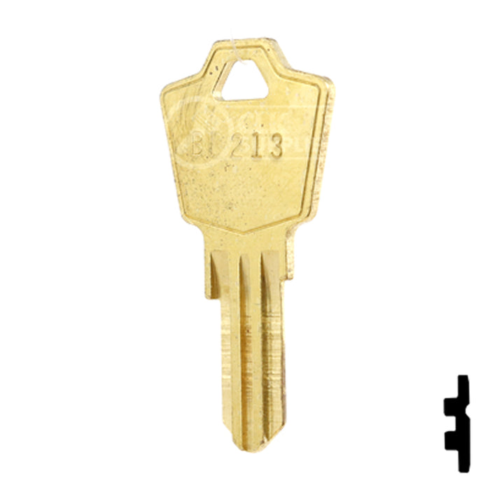 Uncut Key Blank | Knoll, Krueger International | BD213 Office Furniture-Mailbox Key Framon Manufacturing Company, Inc