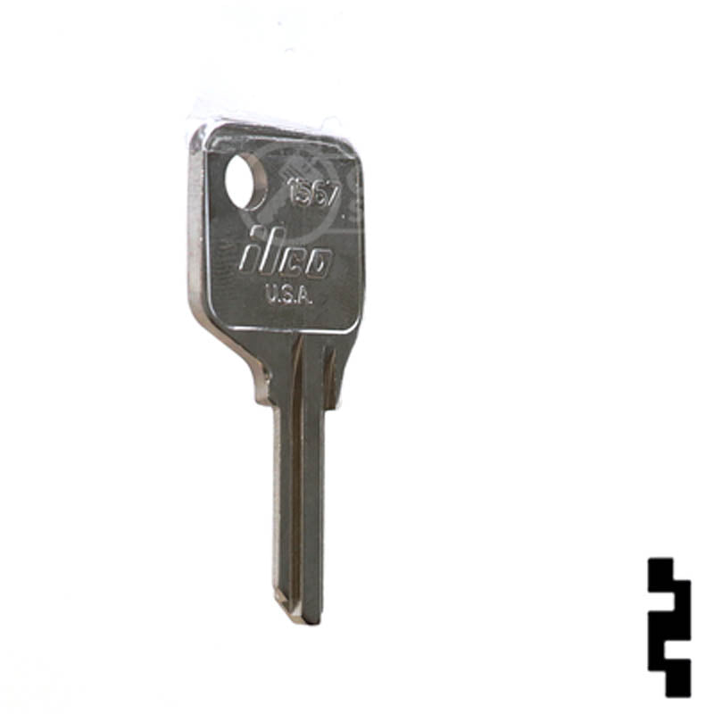 Uncut Key Blank | Kryptonite | 1567 Office Furniture-Mailbox Key Ilco