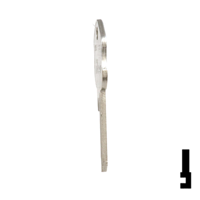 Uncut Key Blank | Kumahira | SY1 Office Furniture-Mailbox Key Ilco