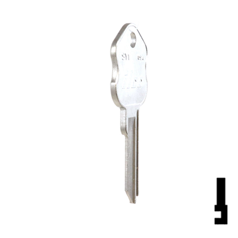 Uncut Key Blank | Kumahira | SY1 Office Furniture-Mailbox Key Ilco