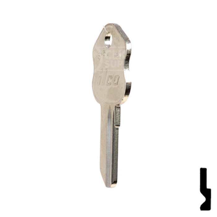 Uncut Key Blank | Kumahira | SY9 Office Furniture-Mailbox Key Ilco