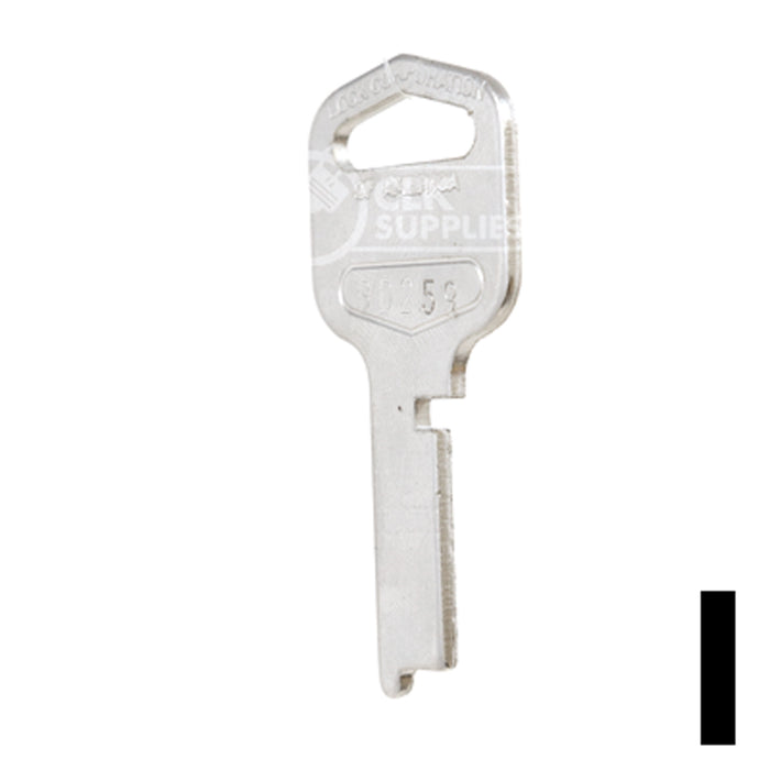 Uncut Key Blank | LCA | BD259 Office Furniture-Mailbox Key Framon Manufacturing Company, Inc