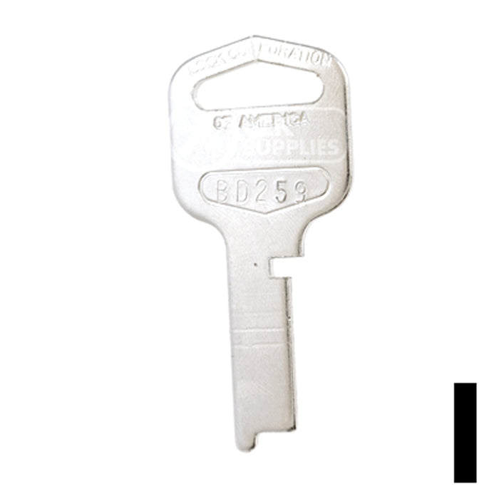 Uncut Key Blank | LCA | BD259 Office Furniture-Mailbox Key Framon Manufacturing Company, Inc