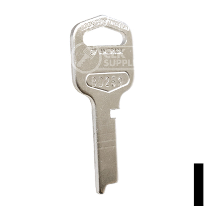 Uncut Key Blank | LCA | BD259 Office Furniture-Mailbox Key Framon Manufacturing Company, Inc