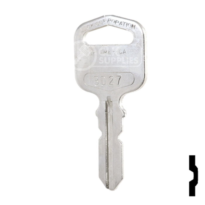 Uncut Key Blank | LCA | BD27 Office Furniture-Mailbox Key Framon Manufacturing Company, Inc