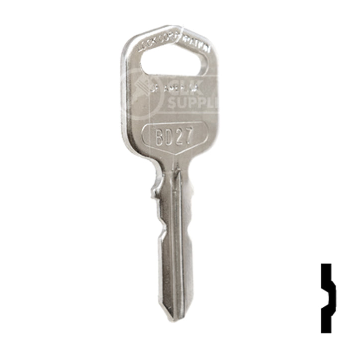 Uncut Key Blank | LCA | BD27 Office Furniture-Mailbox Key Framon Manufacturing Company, Inc