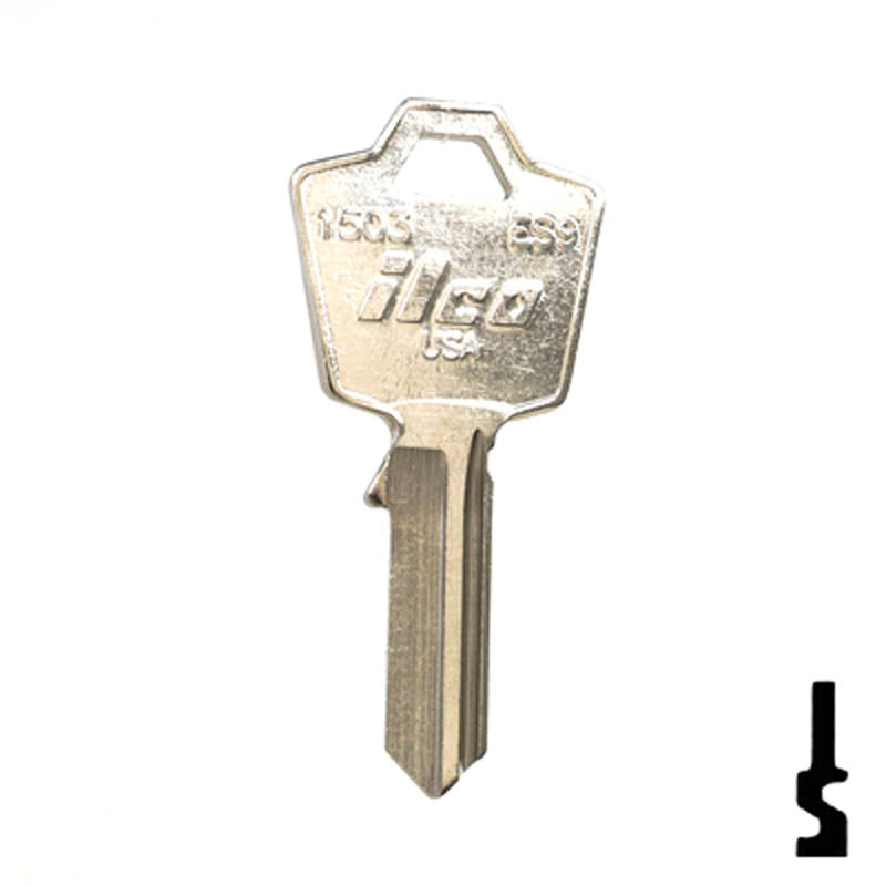 Uncut Key Blank | Mailbox | 1503, ES9 Office Furniture-Mailbox Key Ilco