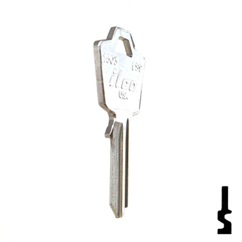 Uncut Key Blank | Mailbox | 1503, ES9 Office Furniture-Mailbox Key Ilco